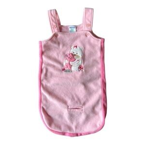 Okie Dokie Infant Baby Soft Pink Fleece Baby Sack Car Seat Friendly, 6-9 Months